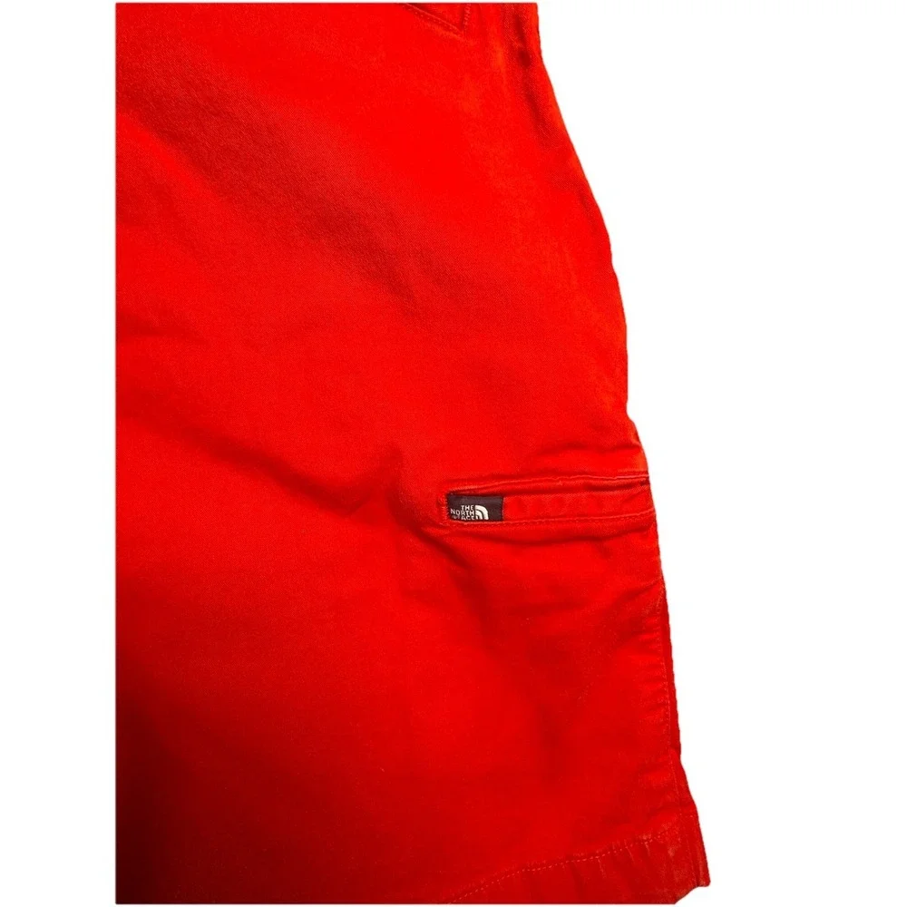 The North Face Men's Red Chino Hiking Shorts Size 32‎ Stretch Outdoor Casual